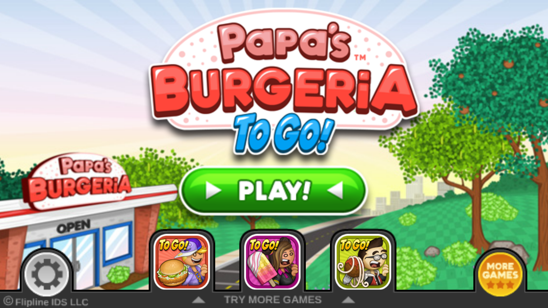 老爹汉堡店英文版