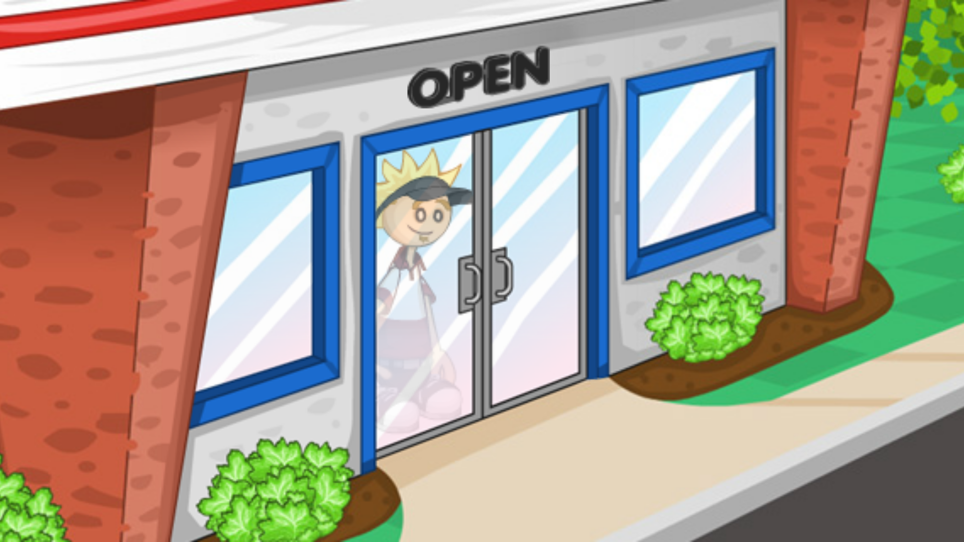 老爹汉堡店英文版