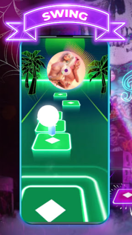 节奏弹球（Tiles Hop）